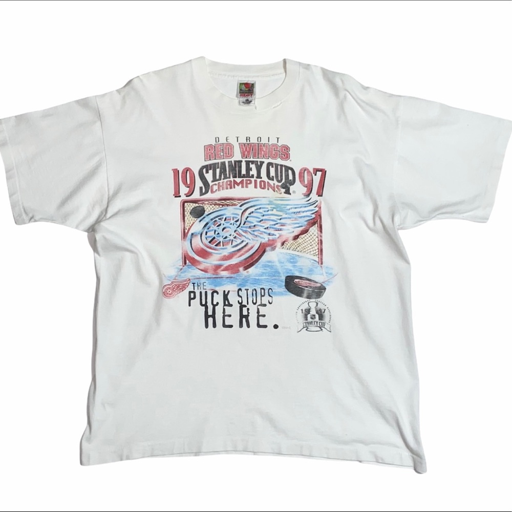 Vintage NHL Detroit Red Wings 1997 Champs T-Shirt